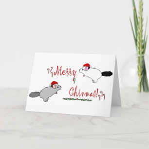 Tarjeta Festiva Feliz Chinmas