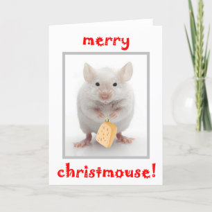 Tarjeta Festiva ¡Feliz Christmouse!