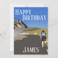 Feliz ciclismo de ruta de cumpleaños, Col du tourm