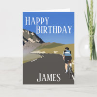 Feliz ciclismo de ruta de cumpleaños, Col du tourm