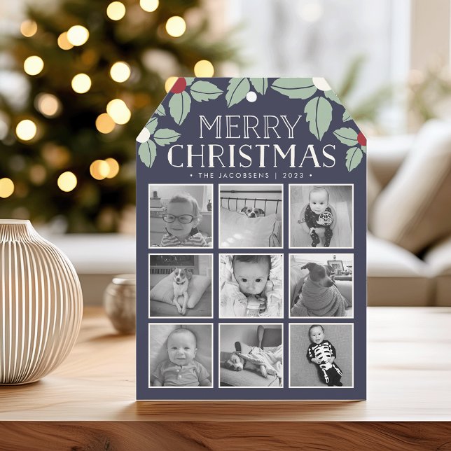 Tarjeta Festiva Feliz collage de fotos del día de fiesta del (Subido por el creador)