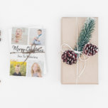 Tarjeta Festiva Feliz Collage de fotos navideño<br><div class="desc">Tarjeta de fotos de la familia navideña Feliz. Las fotos de plantillas a través de Pixabay bajo licencia CCO y deben ser reemplazadas por sus propias imágenes.</div>