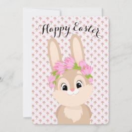 Tarjeta Festiva Feliz Conejo de Pascua