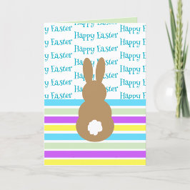 Tarjeta Festiva Feliz Conejo de Pascua