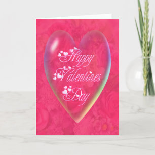 Tarjeta Festiva FELIZ CORAZÓN DEL DÍA DE VALENTINAS por SHARON SHA