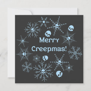 Tarjeta Festiva ¡Feliz Creepnavidad!