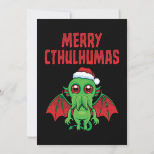 Tarjeta Festiva Feliz Cthulhumas, Saludos de la Temporada