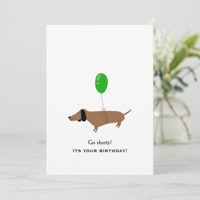 Tarjeta Festiva ¡Feliz cumpleaños! (Anverso de pie)