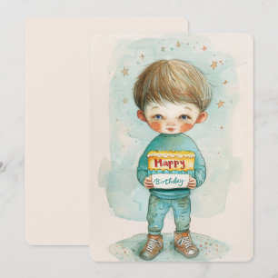 Tarjeta Festiva Feliz cumpleaños