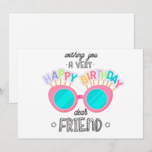 Tarjeta Festiva Feliz cumpleaños