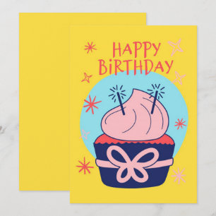 Tarjeta Festiva Feliz cumpleaños
