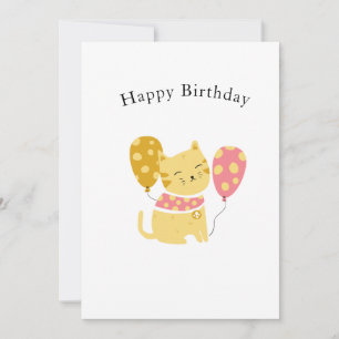 Tarjeta Festiva Feliz cumpleaños