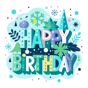 Tarjeta Festiva Feliz Cumpleaños