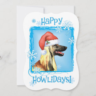 Tarjeta Festiva Feliz cumpleaños afgano