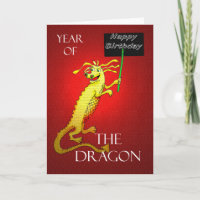 Feliz cumpleaños, año del dragón chino.