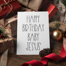 Feliz cumpleaños bebé Jesús Navidades graciosos