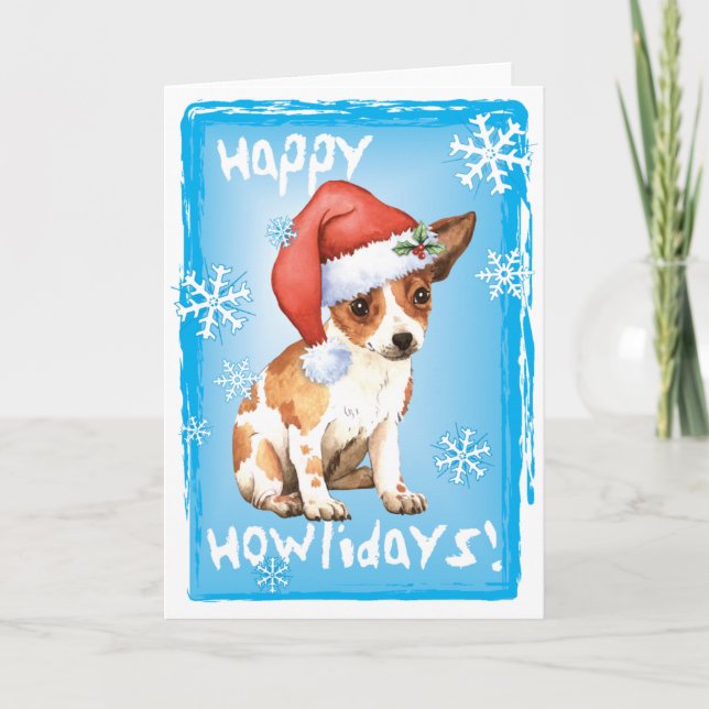 Tarjeta Festiva Feliz cumpleaños Chihuahua (Anverso)