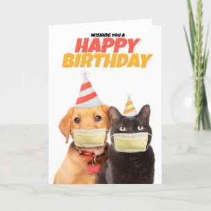 Tarjeta Festiva Feliz cumpleaños, Día Social de la DDIstancing Cat
