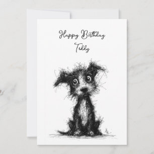 Tarjeta Festiva Feliz cumpleaños divertido para mascotas de amante