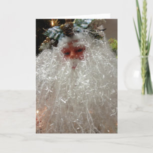 TARJETA FESTIVA FELIZ CUMPLEAÑOS EN LA HORA DE LOS NAVIDADES SANTA