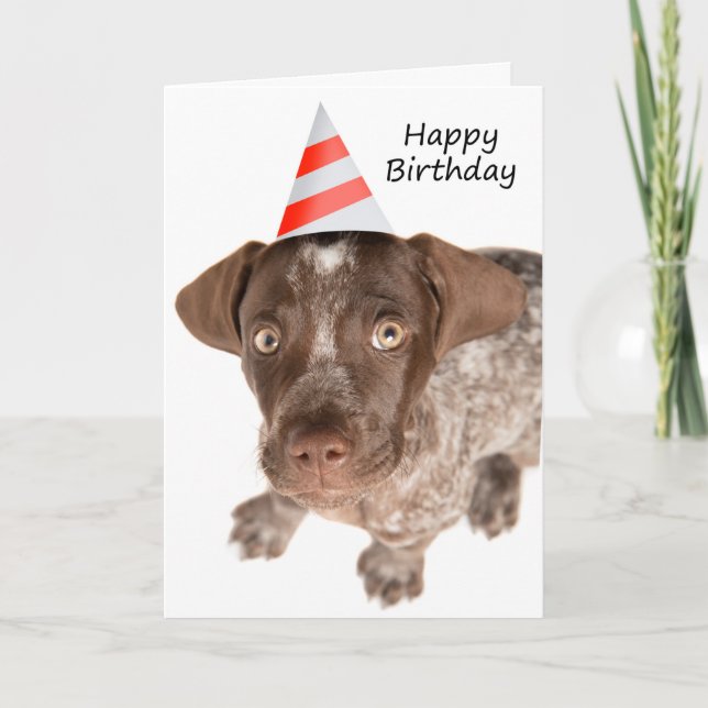 Tarjeta Festiva Feliz cumpleaños, espionaje de punteros alemán al  (Anverso)