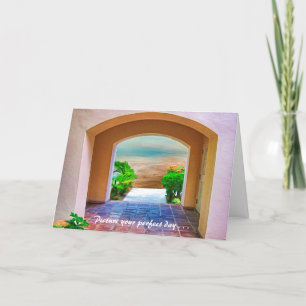 Tarjeta Festiva Feliz Cumpleaños — Imagina el Día Perfecto.