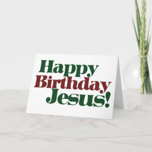 Tarjeta Festiva Feliz cumpleaños, Jesús, son Navidades