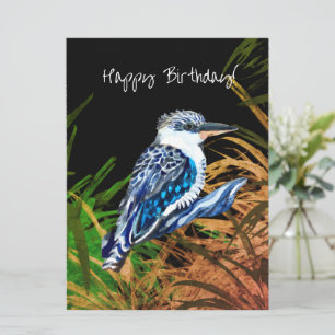Tarjeta Festiva Feliz cumpleaños Kookaburra