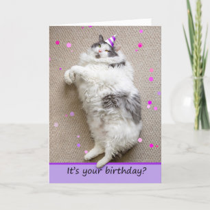 Tarjeta Festiva Feliz Cumpleaños Para Cualquiera Que Se Haya Caído