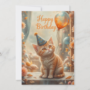 Tarjeta Festiva Feliz cumpleaños para ti