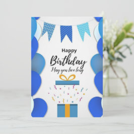 Tarjeta Festiva Feliz cumpleaños para ti