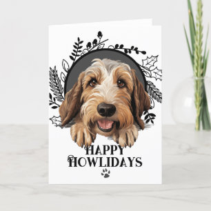 Tarjeta Festiva Feliz cumpleaños Petit Basset Griffon Vendeen Dog