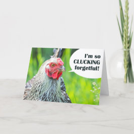 Tarjeta Festiva Feliz cumpleaños tardío para cualquier persona con