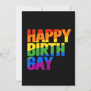 Tarjeta Festiva Feliz Cumplegay