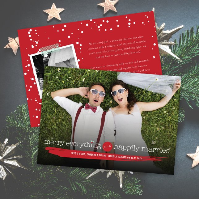 Tarjeta Festiva Feliz De Todo Desde La Fotos Afortunadamente Casad (Subido por el creador)