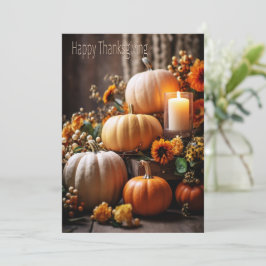 Tarjeta Festiva Feliz Día de Acción de Gracias