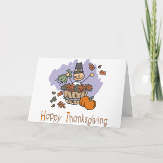 Tarjeta Festiva Feliz Día de Acción de Gracias