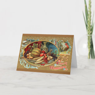 Tarjeta Festiva Feliz Día de Acción de Gracias