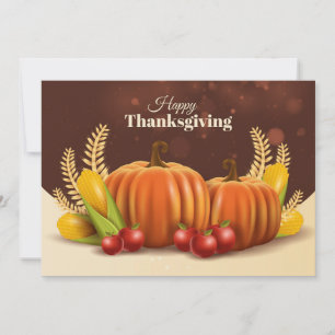 Tarjeta Festiva Feliz Día de Acción de Gracias