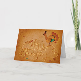 Tarjeta Festiva Feliz Día de Acción de Gracias