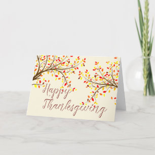 Tarjeta Festiva Feliz Día de Acción de Gracias
