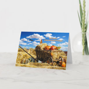 Tarjeta Festiva Feliz Día de Acción de Gracias