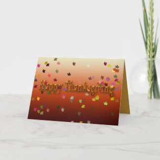 Tarjeta Festiva Feliz Día de Acción de Gracias