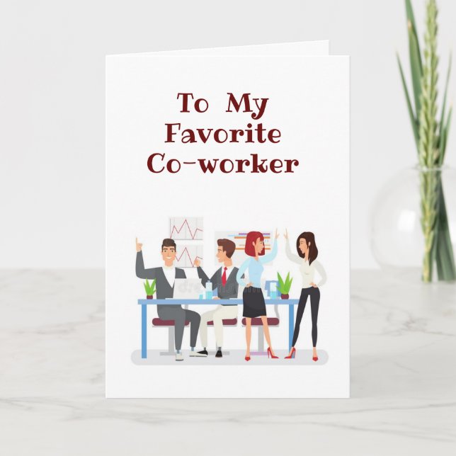 TARJETA FESTIVA *FELIZ DÍA DE ACCIÓN DE GRACIAS* CO-TRABAJADOR FAV (Anverso)