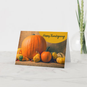 Tarjeta Festiva Feliz Día de Acción de Gracias para cualquier pers