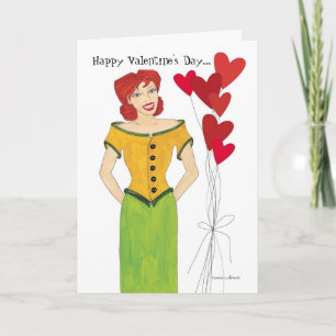 Tarjeta Festiva Feliz Día de Diversión de San Valentín