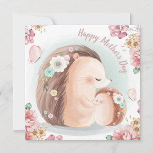 Tarjeta Festiva Feliz día de fiesta de la madre