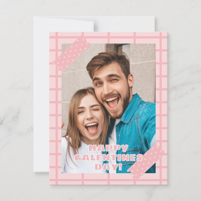 Tarjeta Festiva Feliz día de Galentine (Anverso)