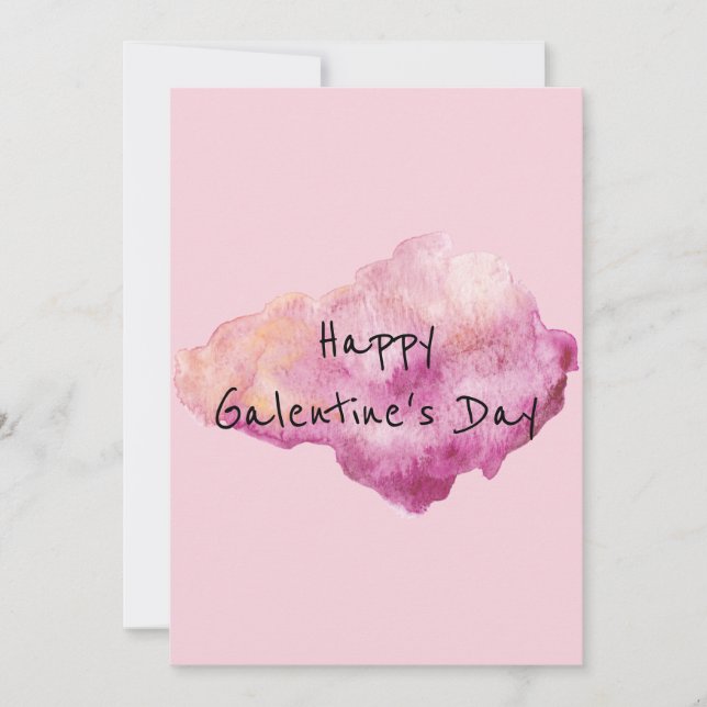Tarjeta Festiva Feliz Día de Galentine. (Anverso)