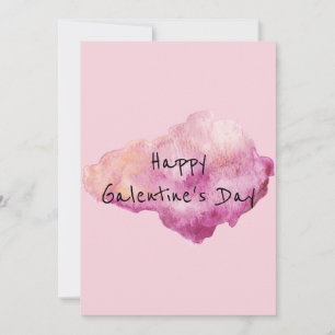 Tarjeta Festiva Feliz Día de Galentine.